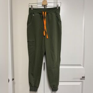 Figs Moss S/Reg High Waisted Zamora Joggers